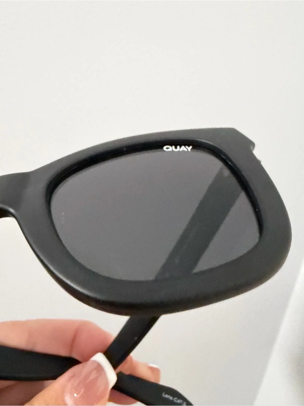Quay Australia After Hours Polarized Sunglasses Sunnies in Matte Black VGUC